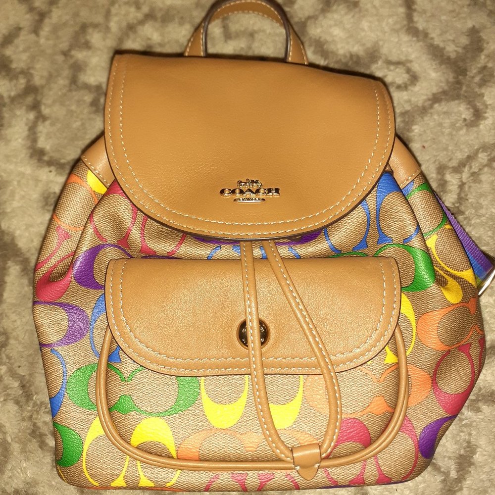 Rainbow Coach Mini Backpack